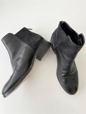 Cole Haan Elion Boots in Black Booties Heels size 8 Leather